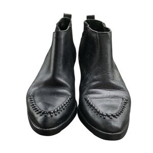 Zimmerman Weekend Boot - Black - Chelsea Western Ankle Boots - size 38 ( US 9 )